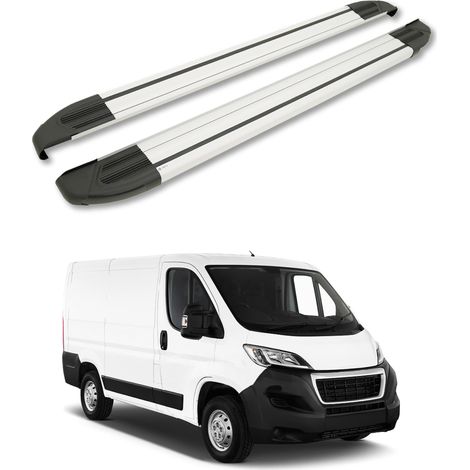 TURTLE kompatibel mit Peugeot Boxer 2006-2025 / ExLange Version Trittbrett Brillant Grau (1/4)