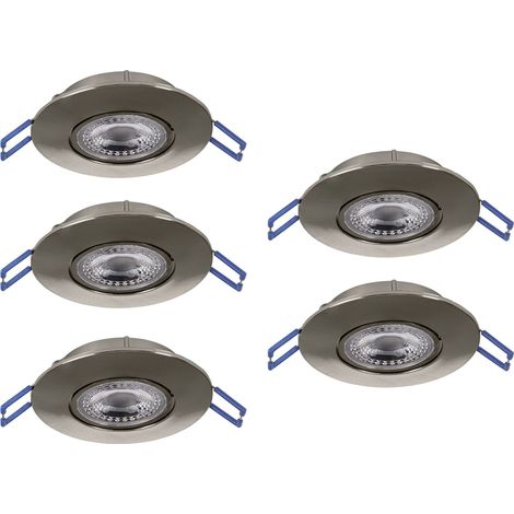 Faretto Incasso Moderno Gedrez Plastiche Grige Trasparente Led 4,9W 2600Lm Ip20 (1/2)