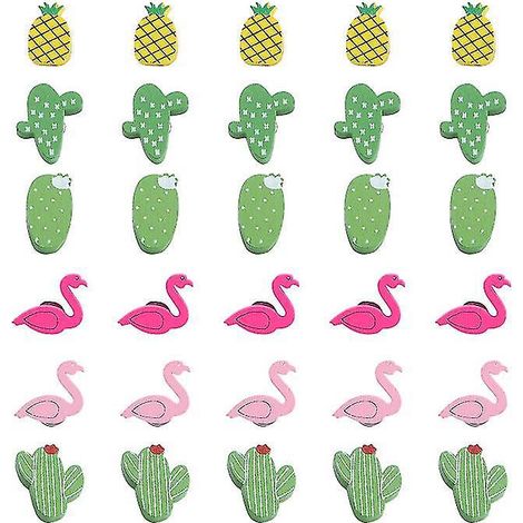 30 punaises décoratives