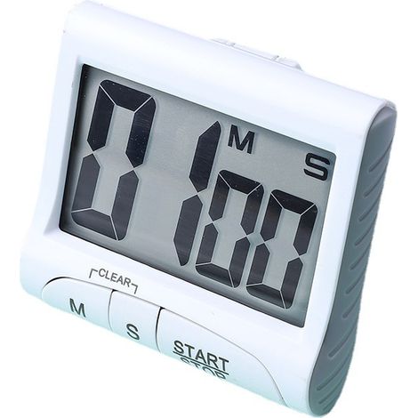 Temporizador de cocina, temporizador electrónico magnético digital de 24 horas, temporizador digital con alarma fuerte, pantalla LCD y cuenta regresiva. (1/5)