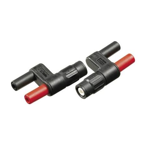 Fluke PM9082 Adaptateur de mesure BNC mâle - femelle 4 mm noir (1/2)