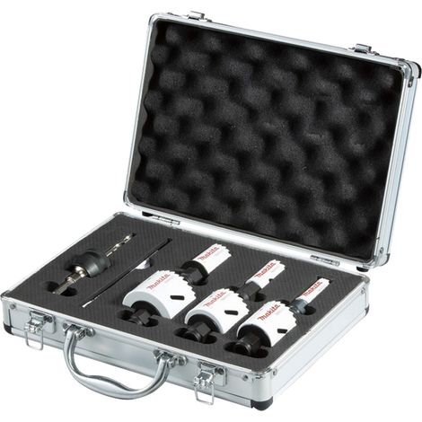 MAKITA E-12310 Estuche brocas de corona Ezychange Bi-Metal 6pcs