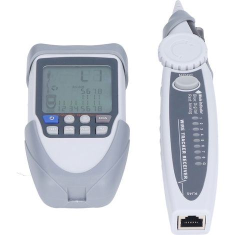 Netzwerkkabeltester, digital/analog, PoE-Ethernet-Kabelsuchgerät mit LCD-Anzeige (1/5)
