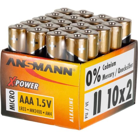 ANSMANN  - Batterie alcaline al manganese (1/2)