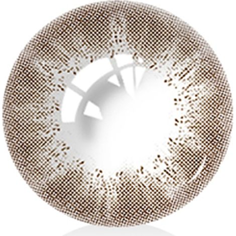 Lentilles de couleur naturelles 14.2mm zéro degré annuelles accessoire oculaire chocolat (1/3)