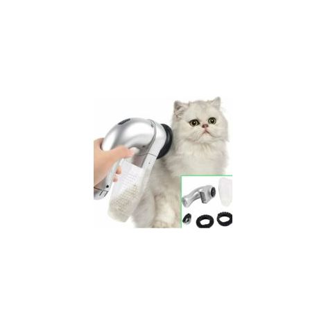 Brosse électrique pour poils d'animaux, aspirateur pour chiens et chats, outil de toilettage (1/5)