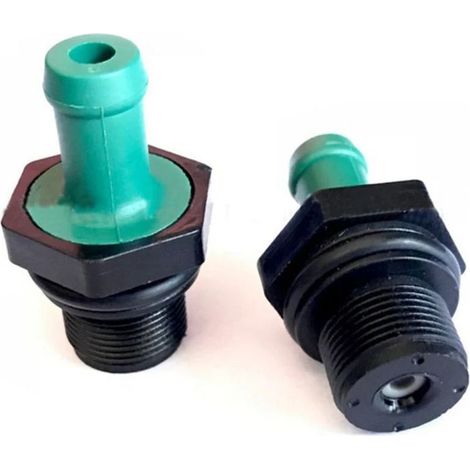 2x Soupape PCV Anti-Retour Reniflard d'Huile Moteur pour Nissan Infiniti - Clapet Ventilation Carter, Pièce Détachée Auto, Remplacement Vanne Gaz de Carter - Noir (1/4)