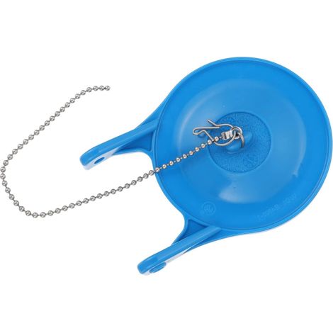 Clapet de Toilette de Salle de Bain 3 Pouces Pvc Bleu (1/5)