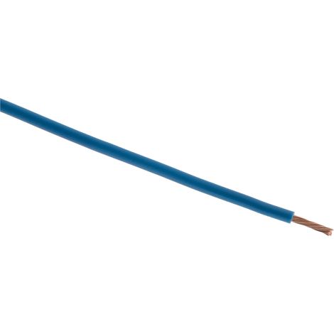 Câble d'alimentation électrique H07VK 1x1,5mm² Bleu - 5m - Zenitech