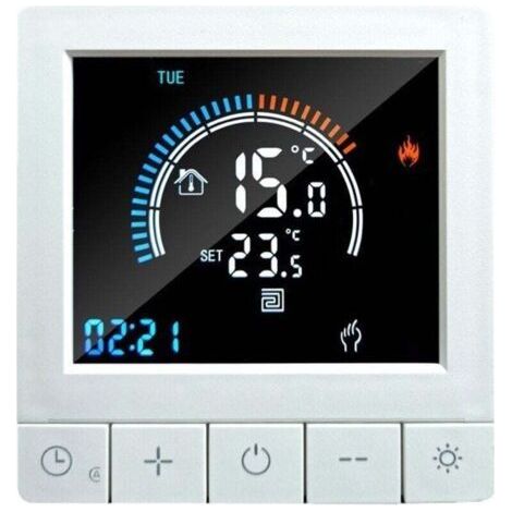 K5H25A-WIFI Smart Thermostat, XU, Connected Temperature Controller with IP21 Protection, 3200W Load Power, 16A Contact Current, Remote Control for Home Heating - (1/4)