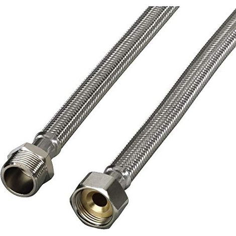 RALLONGE FLEXIBLE D'ARRIVÉE D'EAU RENFORCÉE, 0,5 M, 1 PIÈCE/SACHET XAVAX