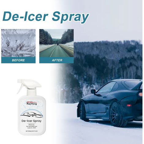 Autoscheibenenteiser, Scheibenreiniger, Wartungs-, Enteisungs- und Schneeräummittel – 150 ml -- BIEMMEDUE (1/5)