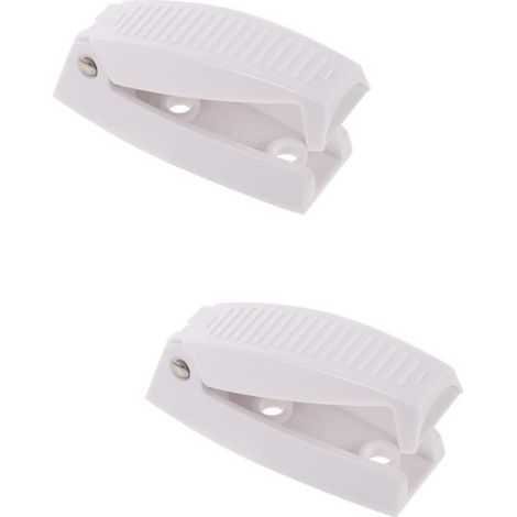 2 Pieces Stainless Steel Zip Door Catcher Luggage Compartment Door Retainer Clip (1/5)