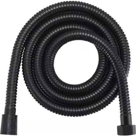 Shower Hose 1.5 m Black, Shower Hose 150 cm, Shower Trousers, Black (1/5)