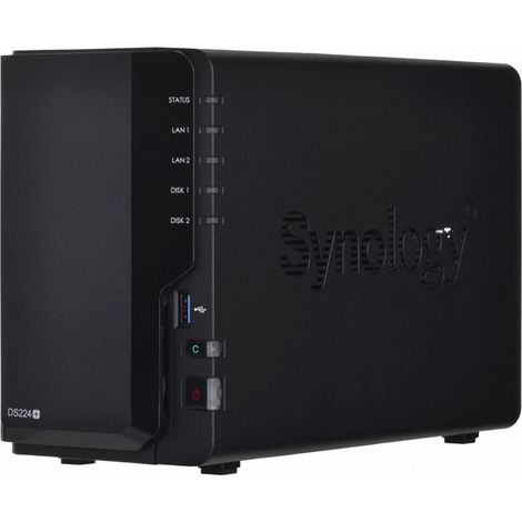Synology Servidor de Archivos DS224+ Negro (1/5)