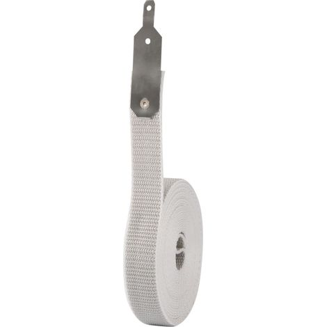 Kit de réparation pour sangle de volet roulant, sans ouvrir le coffre de volet roulant, Longueur 4,3 m, Largeur 23 mm, Système Maxi, gris (1/5)