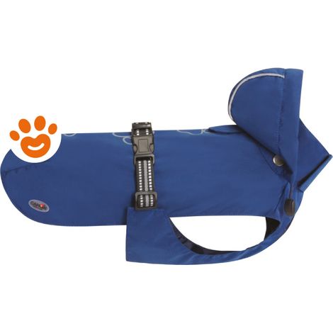 Camon Dog Impermeabile Roma Blu (50cm) - TG. 50 (50cm) - Accessori