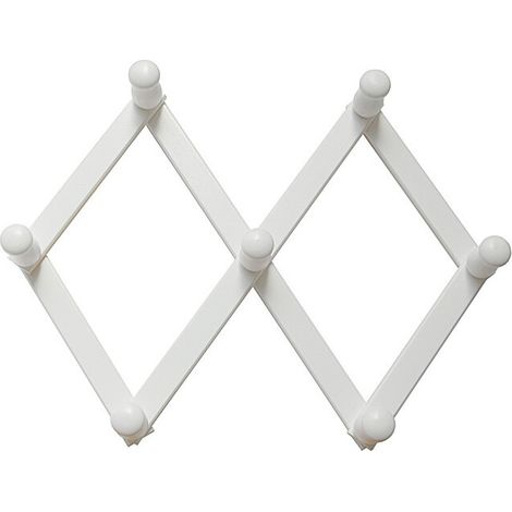 BL APPENDIABITI ESTENSIBILE A 7 GANCI BIANCO