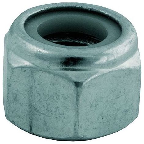 500 dadi autobloccanti zincati m8 con anello in nylon passo grosso tipo alto (1/2)