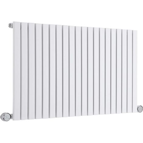 Hudson Reed Sloane Électrique – Radiateur Design Horizontal – Blanc – 63.5 x 118cm (1/5)