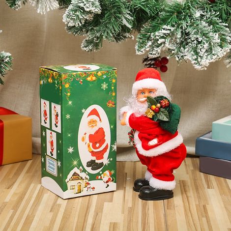 Santa Claus Animé - Jouet Électrique avec Musique - Décoration de Noël pour Enfants - 1 Pièce (1/5)