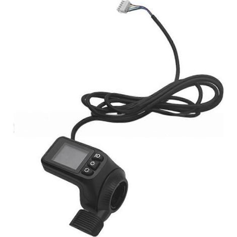Kit de contrôleur sans balais pour vélos électriques et scooters, avec panneau d'affichage LCD 128DX 36V/48V et accélérateur au pouce (1/4)