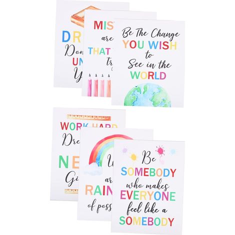 Set di 6 quadri decorativi da parete per la camera da letto di un bambino/una bambina. (1/5)