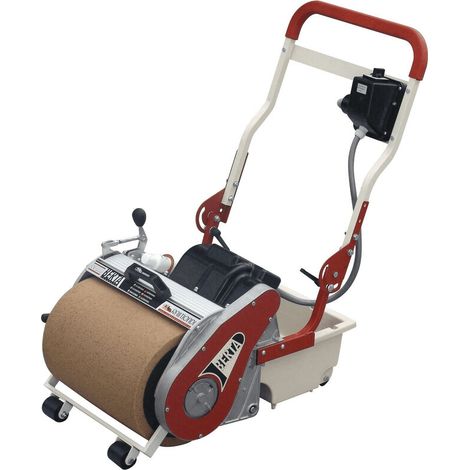 BERTA - ELETTROSPUGNA PROFESSIONALE ADV MONOFASE CON RULLO AVANA 230V 50/60 HZ IDEALE PER LA PULIZIA DEI PAVIMENTI - RAIMONDI (1/2)