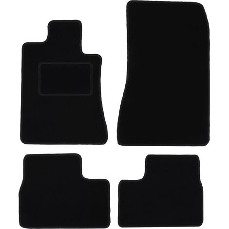 Tapis en velours noir pour : BMW 3 E30 berline, break (1982-1994) (1/5)