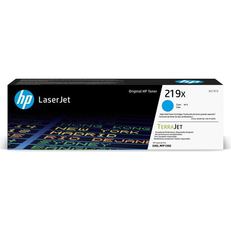 HP Cartuccia toner originale ad alta capacità LaserJet 219X giallo (1/4)