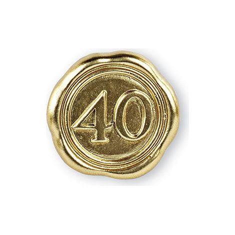 Cupido&Co. Ceralacca Oro 40 Adesivo 24 Pz