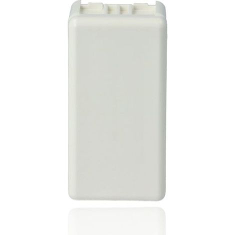Copriforo 1 Posto 1 Modulo System, White