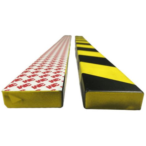 Mousse de protection pour porte de garage - Protection des murs et des angles - Adhésif - Facile à découper - Version améliorée (type plat 100 x 6 x 2 cm)