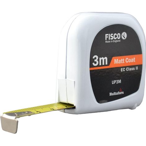 Ruban à mesurer Uni-Plas Classe II 3 m x 16 mm FISCO