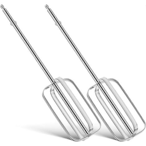 Lot de 2 fouets pour batteur électrique, fouets de rechange universels pour pétrin, pour la pâtisserie et la cuisine. (1/5)