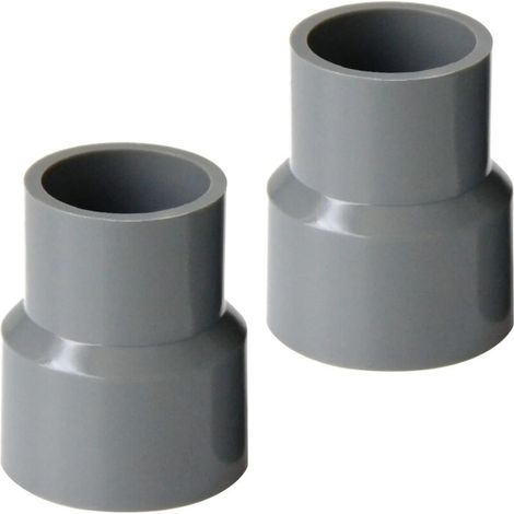 Gutter downspout connector, plastic connecting sleeve, rain pipe, PVC fittings, downspout reducer, gutter connector( 63X50mm) (1/5)