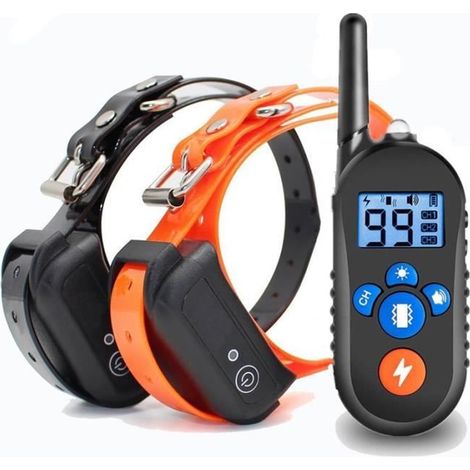 AZ KING Trainingshalsband - Verstellbar - Wasserdicht - 800M Reichweite - Anti-Bell
