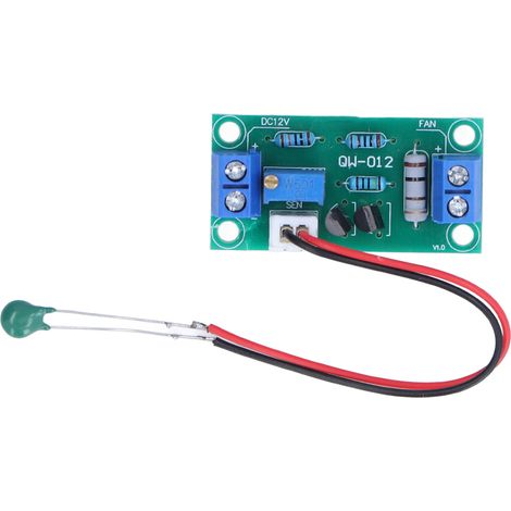 Module de ventilateur à température contrôlée, circuit imprimé de 1,6 mm d'épaisseur, carte double face, fonctionnement stable, accessoire informatique, 12 V.