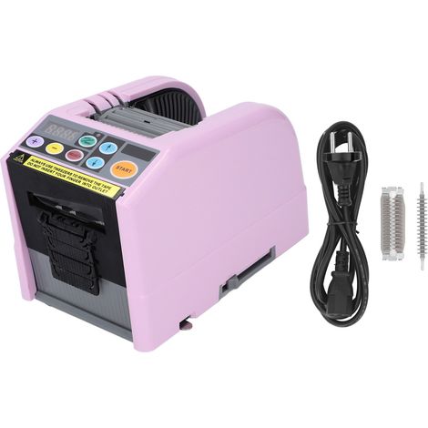 Distributeur automatique de ruban adhésif avec rouleau, machine de découpe de ruban électrique pour rubans de 5 à 999 mm de longueur et 6 à 60 mm de largeur, prise ue 220 à 240 V (1/5)