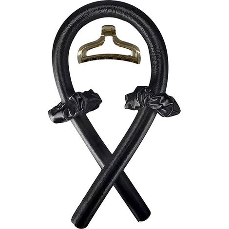 Lockenwickler Heatless Curls, Seidenhaar Locken Ohne Hitze, Rutschfest Hair Curler mit Haarnadel, Lockenwickler über Nacht, DIY Haare Locken Ohne Hitze Frisurenset, for longs mittleres Hair (1/4)