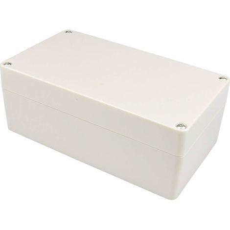 Boite de Derivation Etanche IP65 Exterieur, plastique ABS Boîte de Jonction Electrique Exterieur, Noir junction box etanche 158 90 60 mm (gris blanc) (1/5)