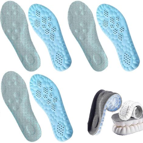 Semelles 4D, Semelles de sport 4D, Semelles de sport 4D avec technologie Cloud, Semelles Cloud souples pour une protection optimale du pied-41-42-Agate Green (1/5)