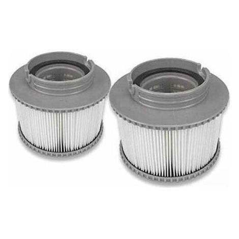 2 pièces Filtre MSpa, Cartouches de Filtre pour Piscine, Remplacement de Filtre MSpa pour Baignoire, Spa, Piscine. (1/4)