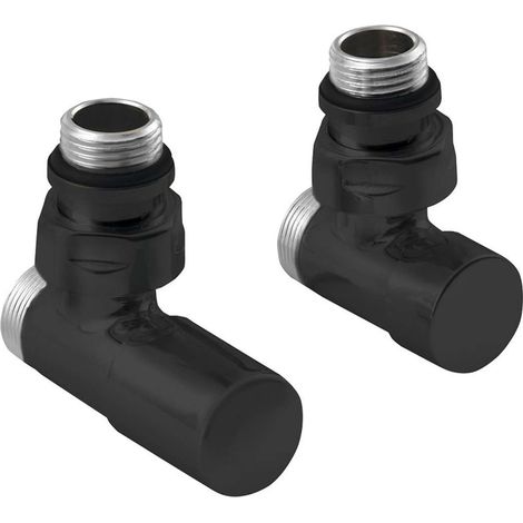 Sapho Compact - Kit de conexión de esquina manual, negro mate CP5115BS (1/3)
