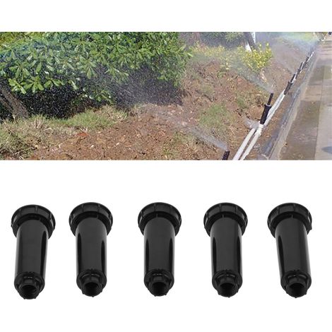 Set mit 5 unterirdischen Regnern mit G1/2-Innengewinde, Diffusions- und Steigdüsen für die Garten- und Rasenbewässerung (1/5)