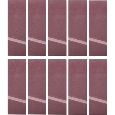 Ortviai Bande abrasive en oxyde d'aluminium 610 x 100 mm, grain 150, lot de 10 pièces pour ponçage bois et meubles (1/5)