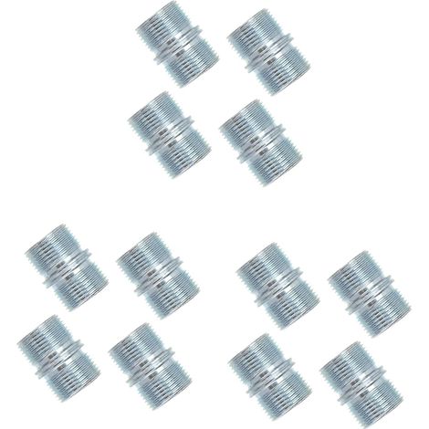 Écrou de support d'étagère en fil d'acier, connecteur à double (1/5)