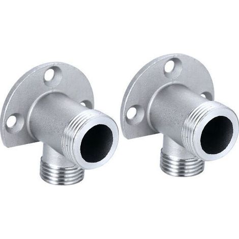 Kit d'installation pour robinetterie apparente et système de douche extérieure – Conversion d'une installation encastrée en installation en saillie – Mitigeur thermostatique (1/4)