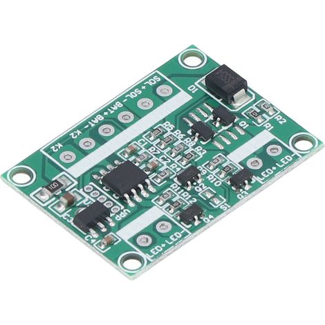 Carte de circuit imprimé pour lampe solaire extérieure 6V/12V, clignotant jaune alterné, signal lumineux lent 3.7V (1/5)