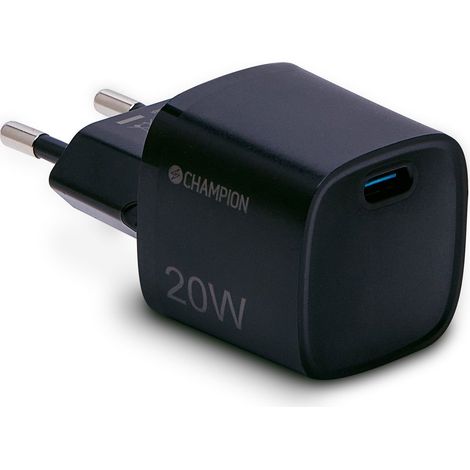 Cargador 20W PD Negro